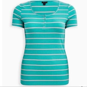 Torrid Green Henley